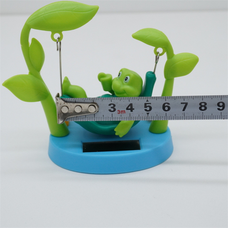 Creative New Solar Car Interior Decoration Ornaments Cartoon Turtle Doll Toys Home Ornaments
