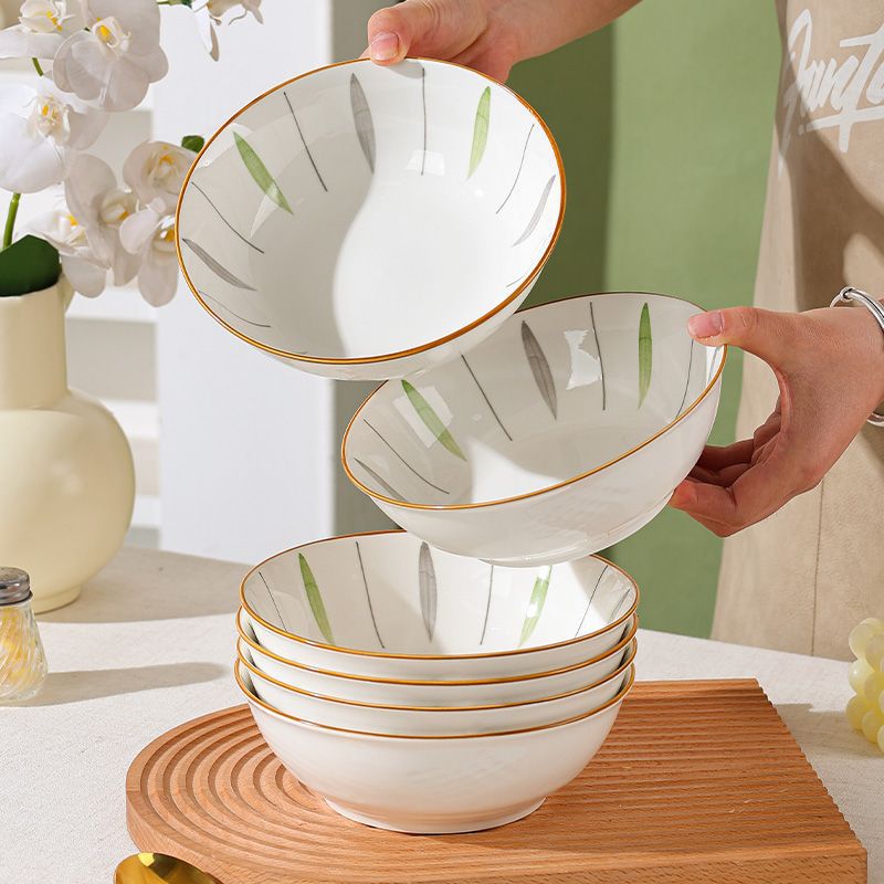 Conjunto de platos de cerámica doméstica de alto valor combinado de platos domésticos 2025 nuevo conjunto de platos