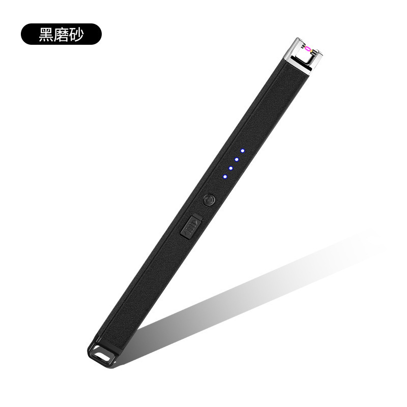 [Black matte] Electronic pulse ignition ☆ Free charging cable