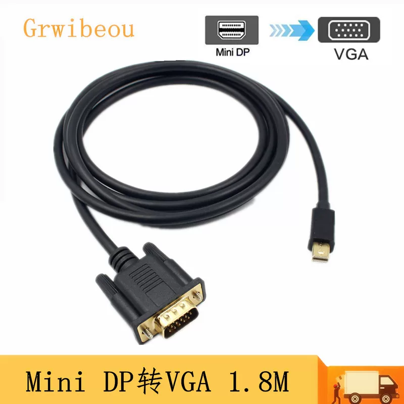 Mini Displayport to VGA мини DP to VGA 1.8м