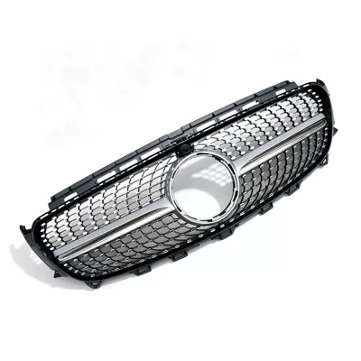 to E63 AMG body kit with | Big Surrounded - silver-starry-sky-grille