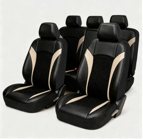 New cross-border car seat cushion, single-person car seat cushion, leather breathable cushion, European and Middle Eastern car seat cushion