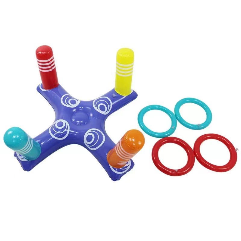  inflatable travel rings, toy, interactive action game, for children and parents