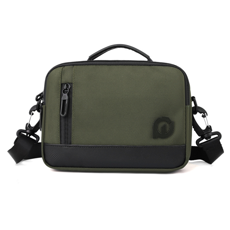 WEPOWER Bolso de hombro para hombre nuevo Bolso de bolsillo portátil casual de moda Bolso para hombre al aire libre de gran capacidad