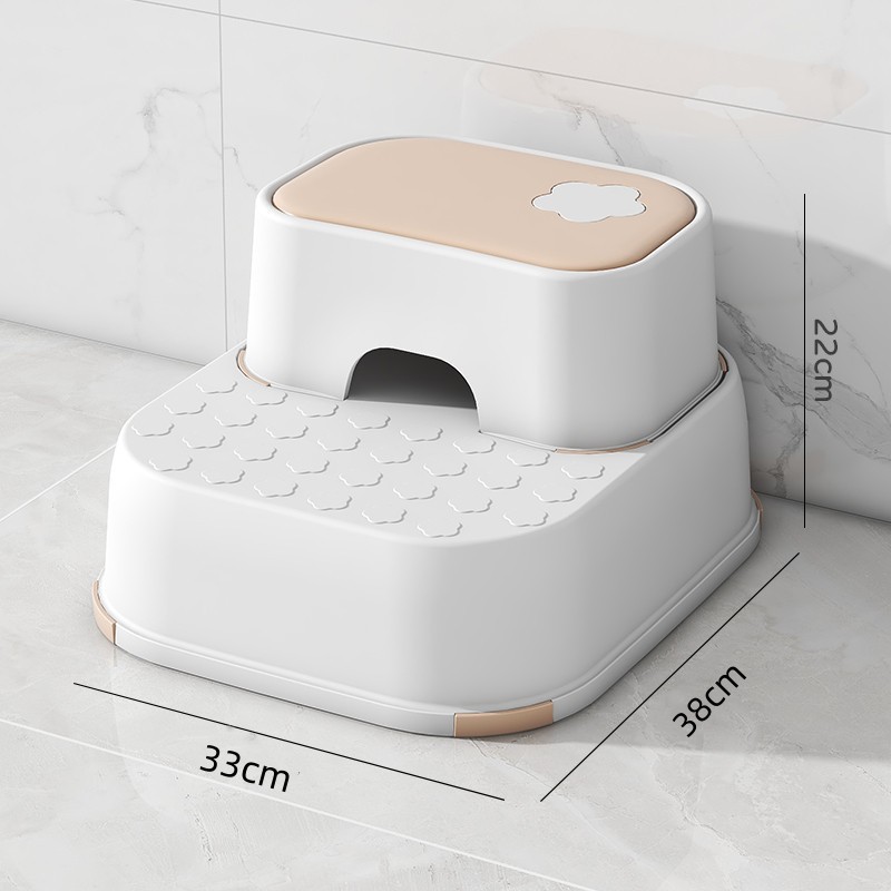 Taburete para niños y niñas bebé Lavado de Manos paso jardín de infantes taburete de plástico cepillado lavado de cara taburete antideslizante image 16