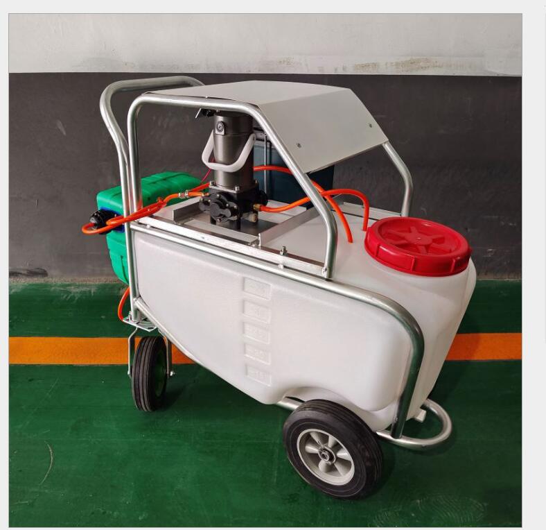 厂家手推式电动喷雾器 农用高压喷雾机 手推式养殖农用打药机