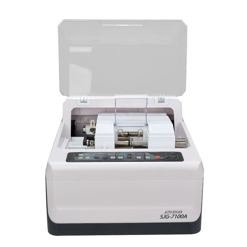 Equipo de procesamiento de lentes máquina automática de pulido de borde SJG - 7100A pulido de borde afilado PC mandril universal
