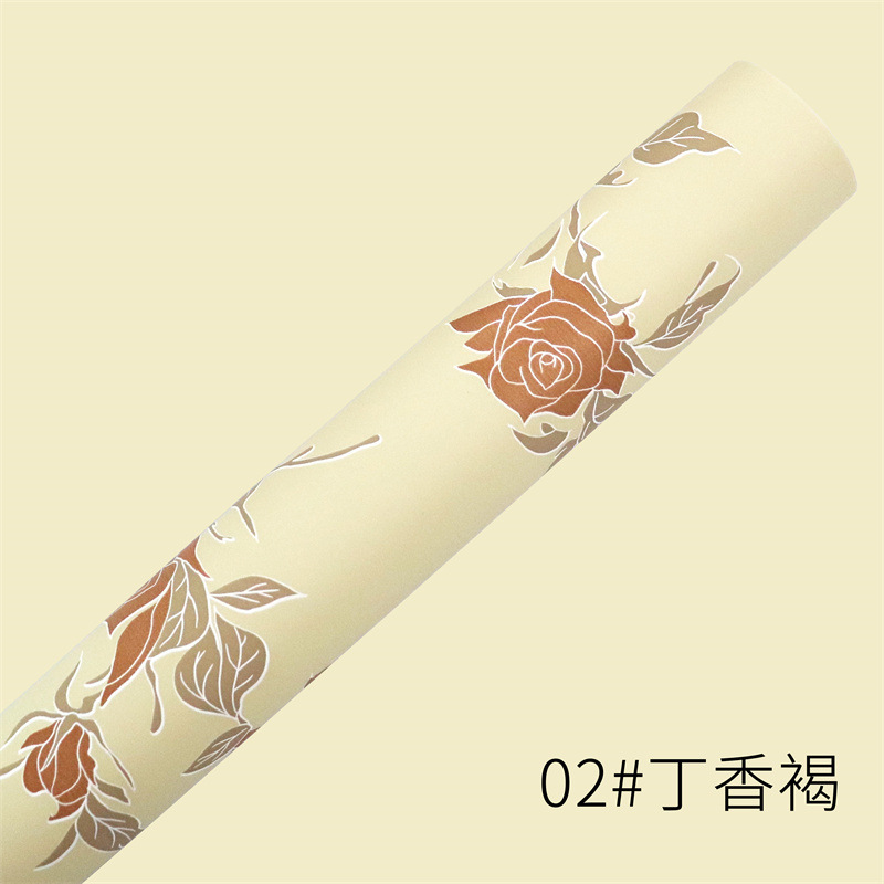 Flor fiesta fábrica al por mayor nuevos productos papilla de flores lipa oro flor florista sensación de alto nivel de paquete de flores envoltura de papel