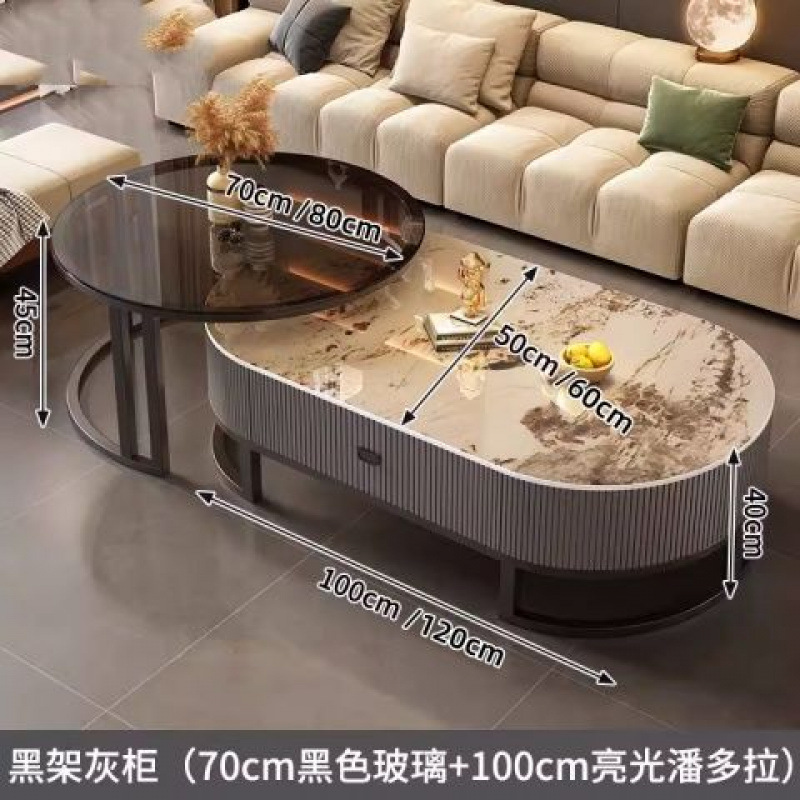 +업그레이드 [블랙 프레임 캣 클로 가죽 그레이 스모크] 판도라 슬레이트 + 블랙 글라스++