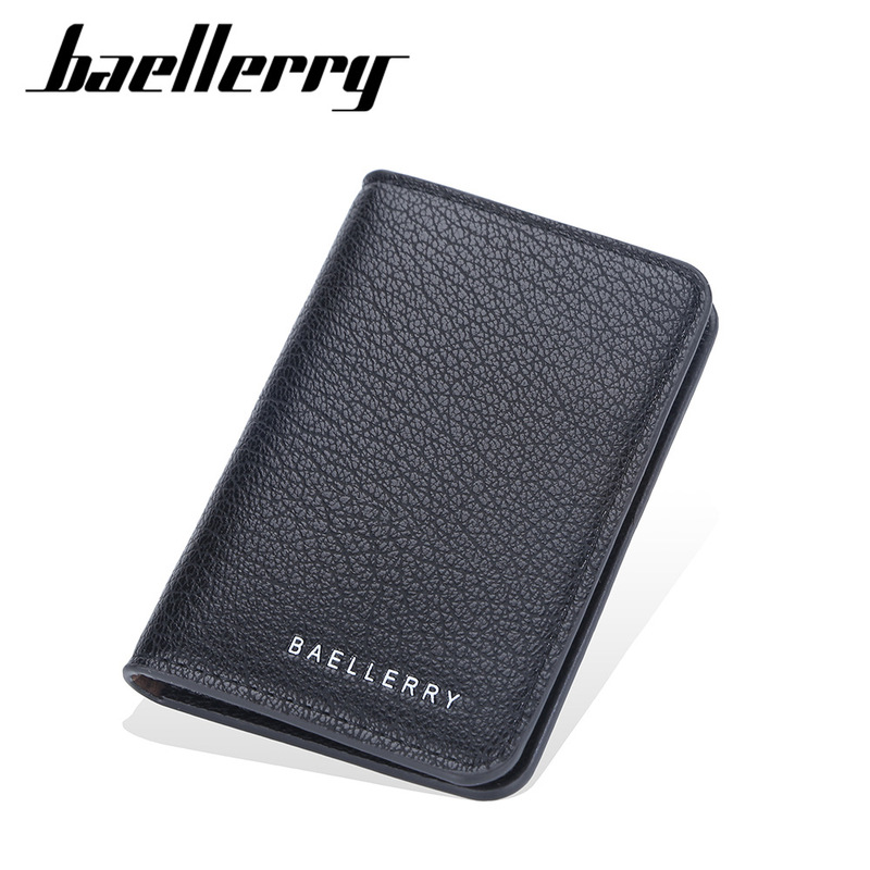 メンズカードホルダー BAELLERRY 薄型韓国版小石マルチカードスロットマネーカードホルダーシンプルな名刺ホルダー卸売|undefined