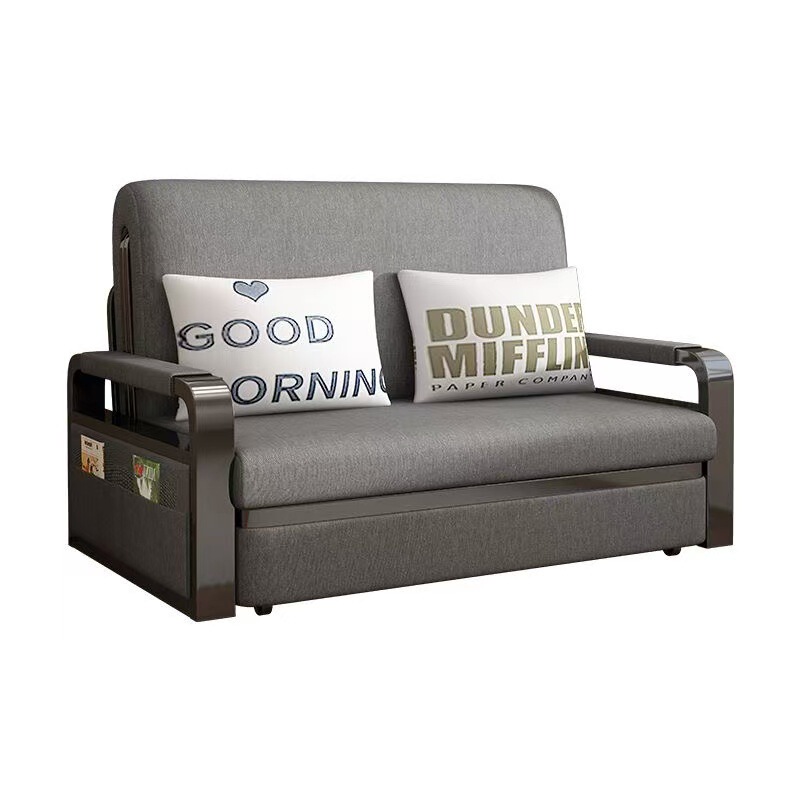 Sofa Bed Dual-Purpose Foldable Small Apartment Living Room Multifunctional Extendable Bed Trendy Detachable and Washable Fabric Single Sofa Bed