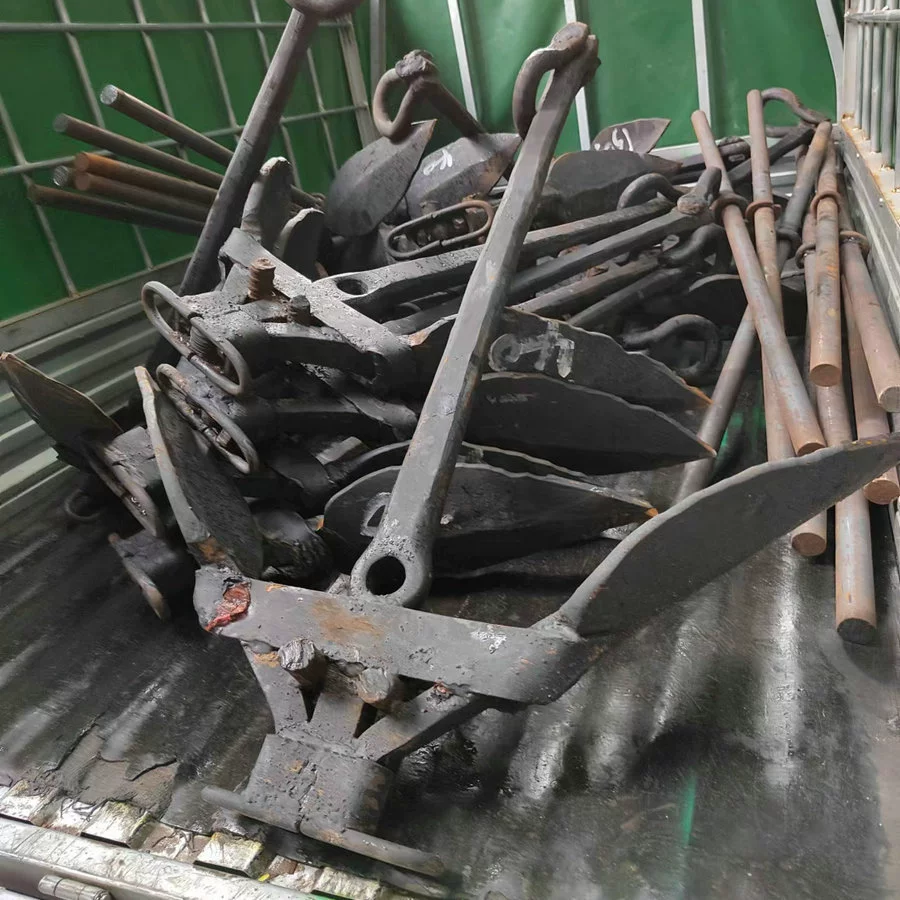 Железный якорь односторонний двусторонний анкерный понтон