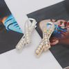 Hairgrip with bow, hairpins, cute bangs, hair accessory, simple and elegant design, wholesale