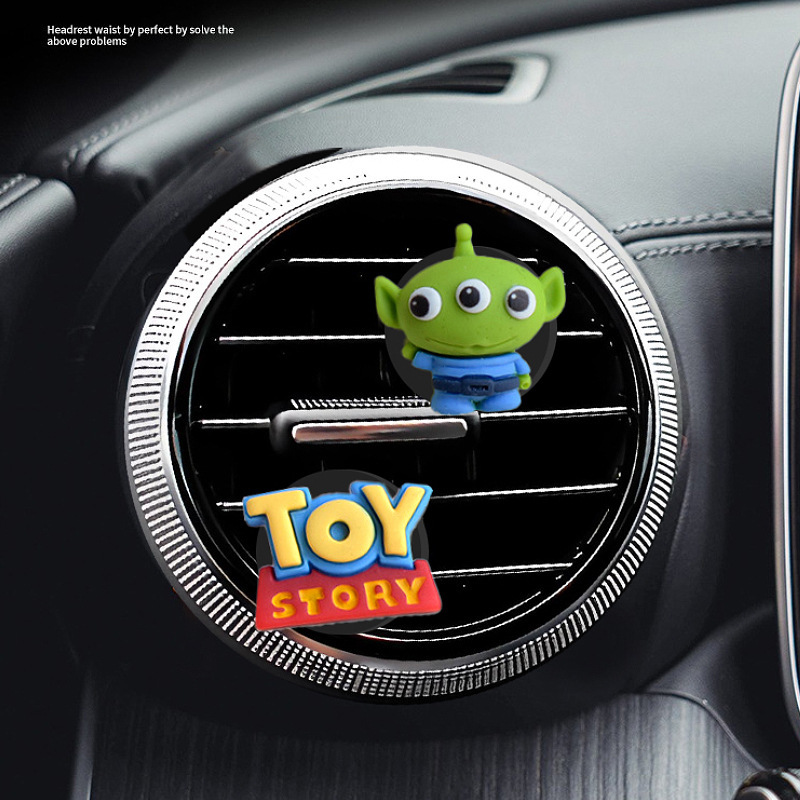 Explosión transfronteriza Toy Story Car Perfume Clip de salida de aire Adornos de aromaterapia Lindas decoraciones de automóvil