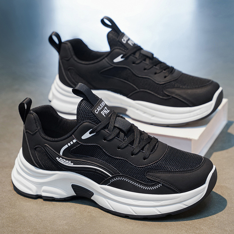 2026 verano nuevo estilo de moda juvenil zapatos deportivos antideslizantes zapatos anti-desgaste zapatos respirables de malla para hombres
