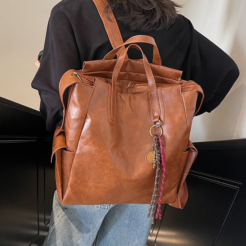 Bolsos de mujer Bolsos de mujer Bolsos de viaje Bolsos de estilo nuevo casual de mujer salvaje Bolsos de viaje de gran capacidad Moda retro de primavera