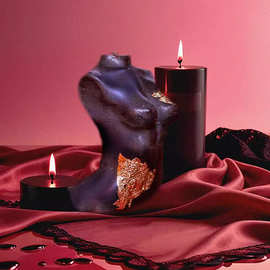 Xs寻悦黑金人像低温蜡烛48度SM情趣蜡烛情侣香薰女性滴蜡情趣成人