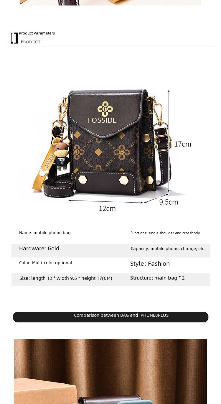 Stylish Mini Crossbody Mobile Phone Bag For Women Shoulder Style_voghion.com