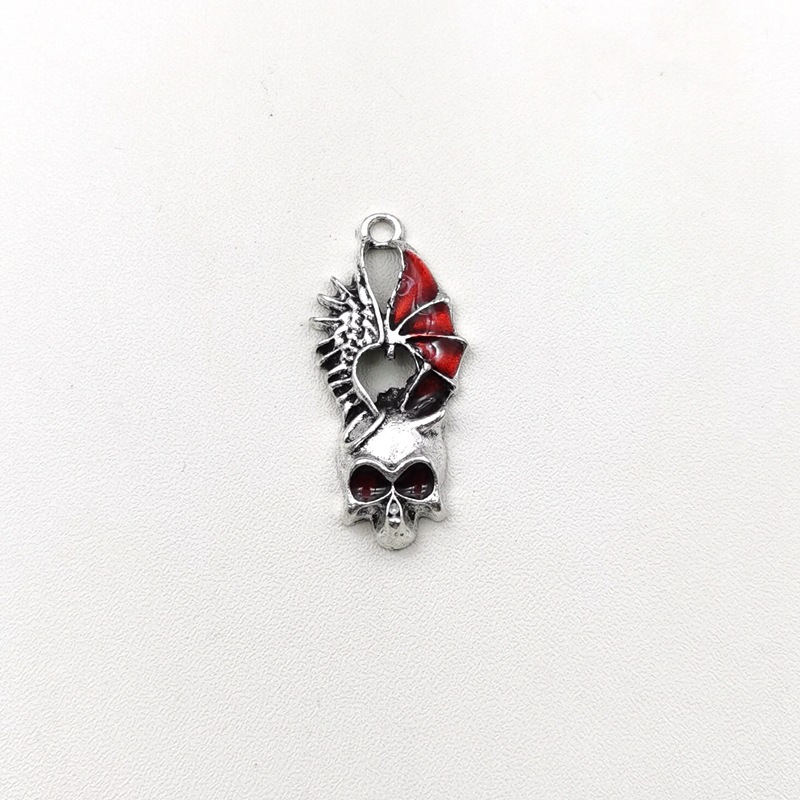 Color Block, Wings Pattern Plating Design 1 Piece Alloy Color Block Wings Pendant DIY Jewelry Accessories