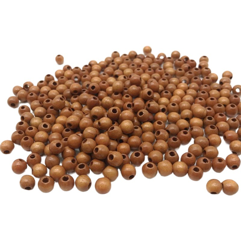 Spot wholesale 6mm mahogany round bead bracelet accessories beads accessories string gourd beads DIY loose beads