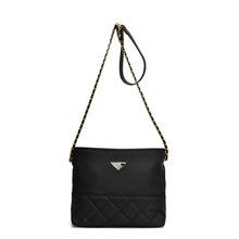 高级感轻奢简约链条女包2025新款牛津布纯色单肩包时尚百搭斜跨包