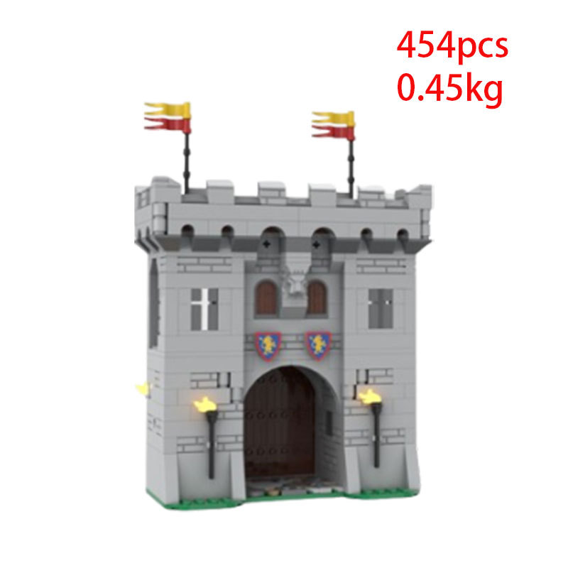 Castle Building Blocks Wall And Tower Set For Kids Toy Construction_voghion.com