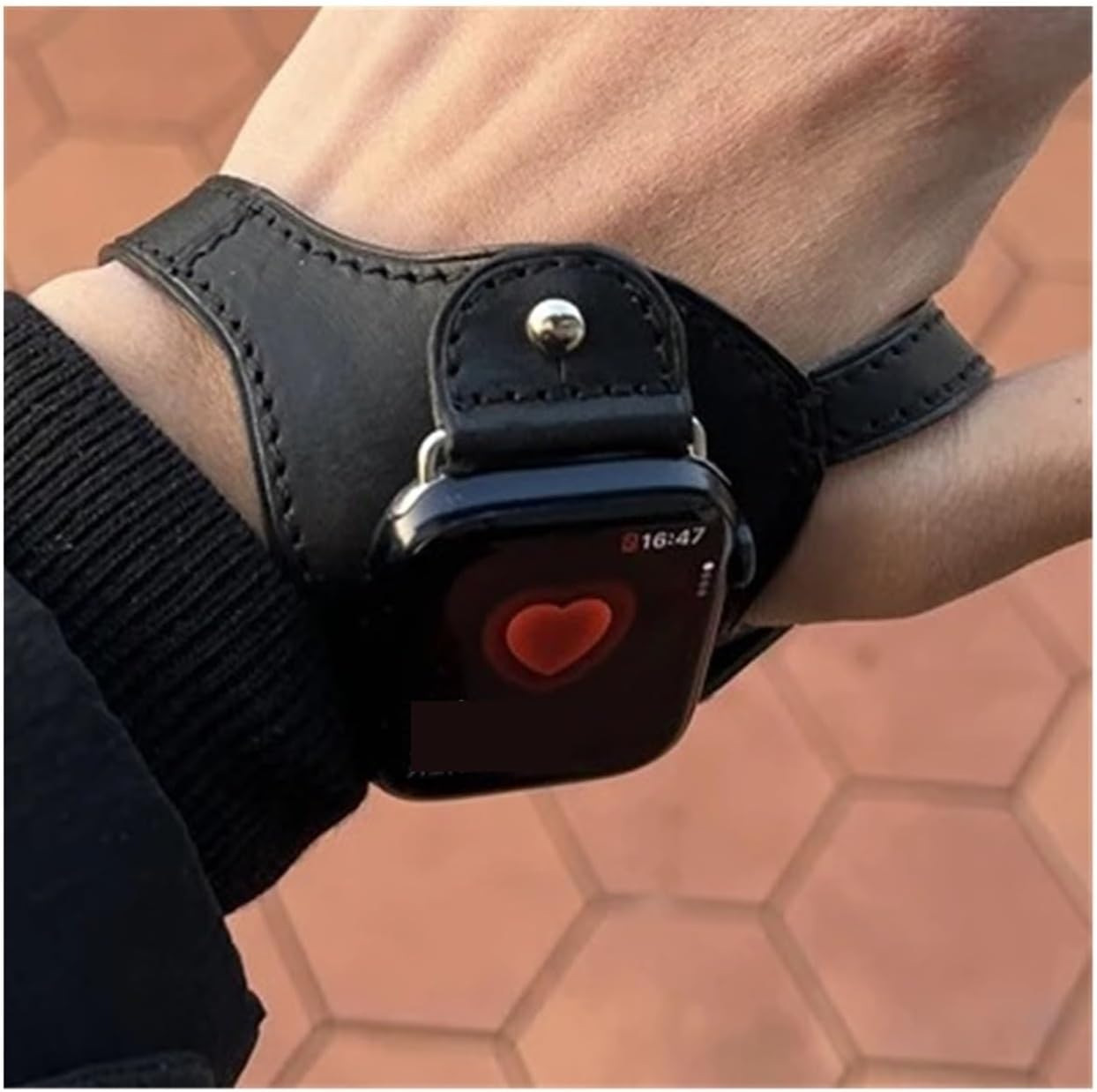 Cross-Border Popular Outdoor Watch Strap Universal Genuine Leather Hands-Free Cycling Watch Strap Creative Outdoor Sports Watch Strap Sports Watch Strap