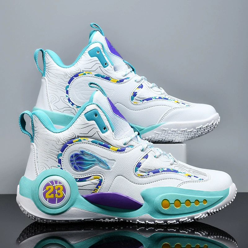 Мужская обувь Осенние и зимние молодежные баскетбольные кроссовки Профессиональные боевые кроссовки