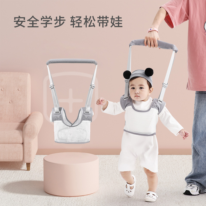 Baby walking belt for summer infants and young children learning to walk, breathable one-year-old baby traction rope belt, anti-fall and anti-strangle