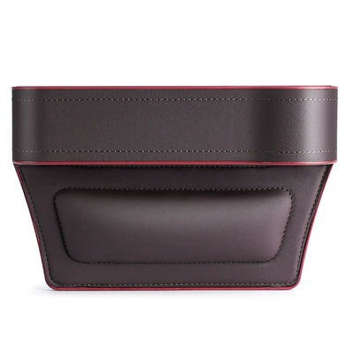 Car Seat Gap Storage Box, Car storage bag/box - saddle-brown-co-driver-211-309