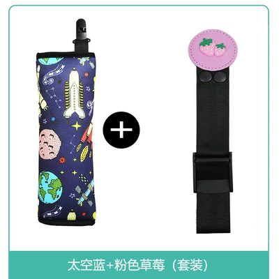 Other Automotive Safety Supplies – Car child seat belt - shoulder-strap-space-blue-seat-belt-pink-strawberry