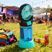 厂家供应露营小风扇 喷雾补水风扇携带式 户外露营跨境降温风扇