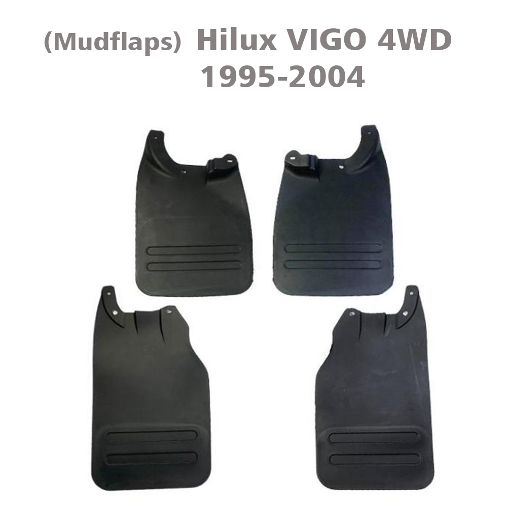 Aplicable a 1995 - 2004 HILUX VIGO 4WD neumáticos deflectores piezas de barro de goma blanda image 6