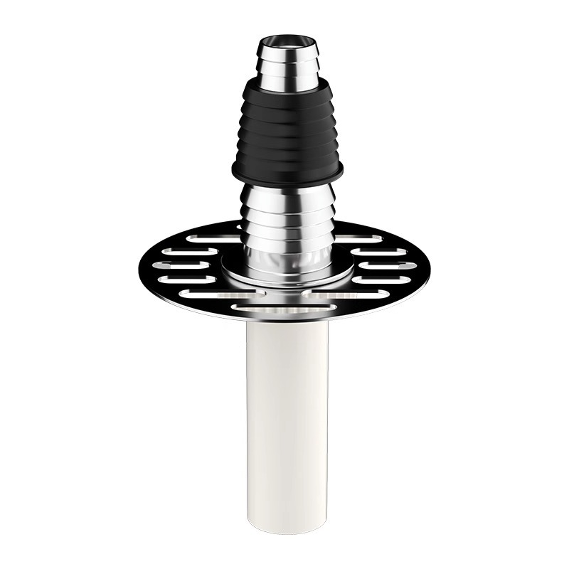 Downcomer three-head washing machine drain pipe floor drain joint port docking device Channel three-way water distributor one-two