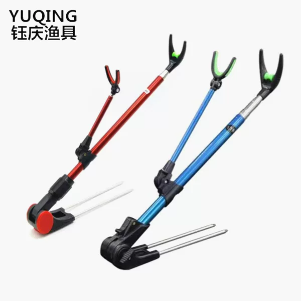 Fishing Rod Support Stainless Steel Bold Battery Color Fishing Support Fishing Gear Fishing Supplies Rod Support