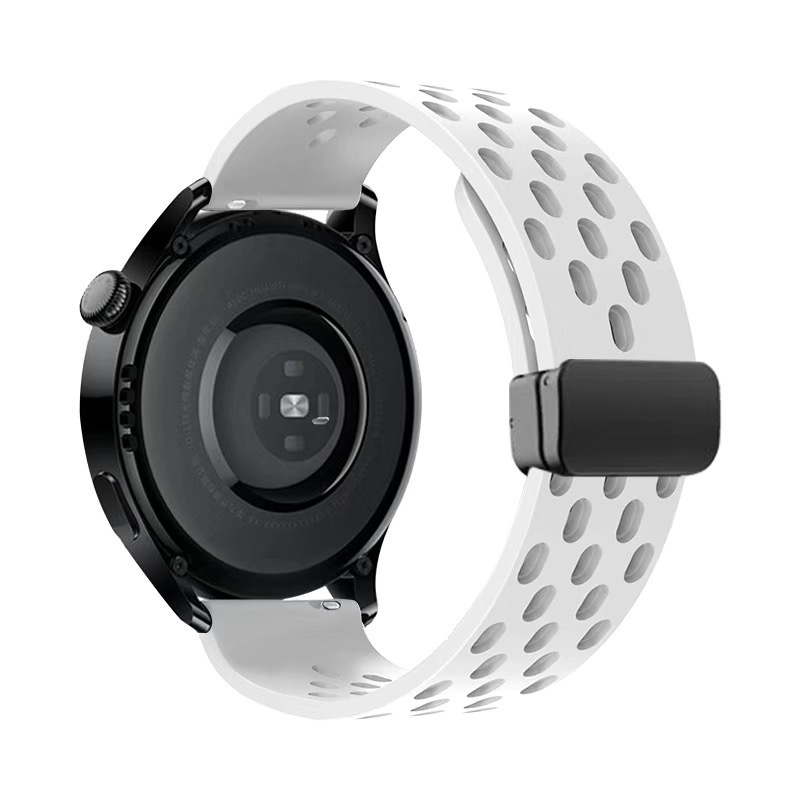 适用华为watch4手表带20mm磁吸原装透气表带22mm折叠GT2小米42mm|undefined