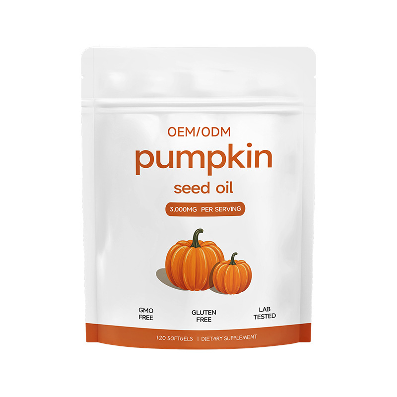 现货跨境TK独立站热卖爆品南瓜籽油提取物软胶囊Pumpkin seed oil