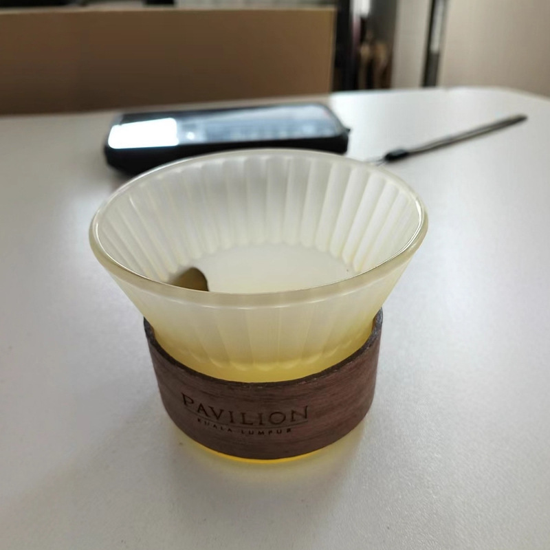 Creative High-End Gradient Color Hanging Ear Coffee Cup Cold Drink Cup Vertical Pattern Glass Latte Cup Household Drinking Glass Cup Creative High-End Gradient Color Hanging Ear Coffee Cup Cold Drink Cup Vertical Pattern Glass Latte Cup Household Drinking Glass Cup