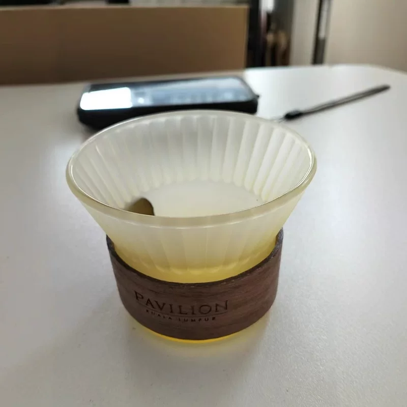 Creative coffee glass, gradient