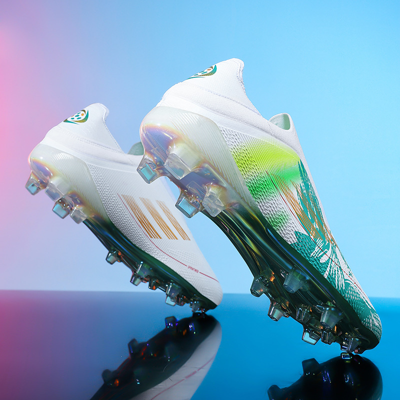 Nuevos zapatos de fútbol transfronterizos de alto nivel, nuevos zapatos de fútbol de fondo galvanizado, entrenamiento de entrenamiento para estudiantes adultos, clavos tf, clavos rotos image 2