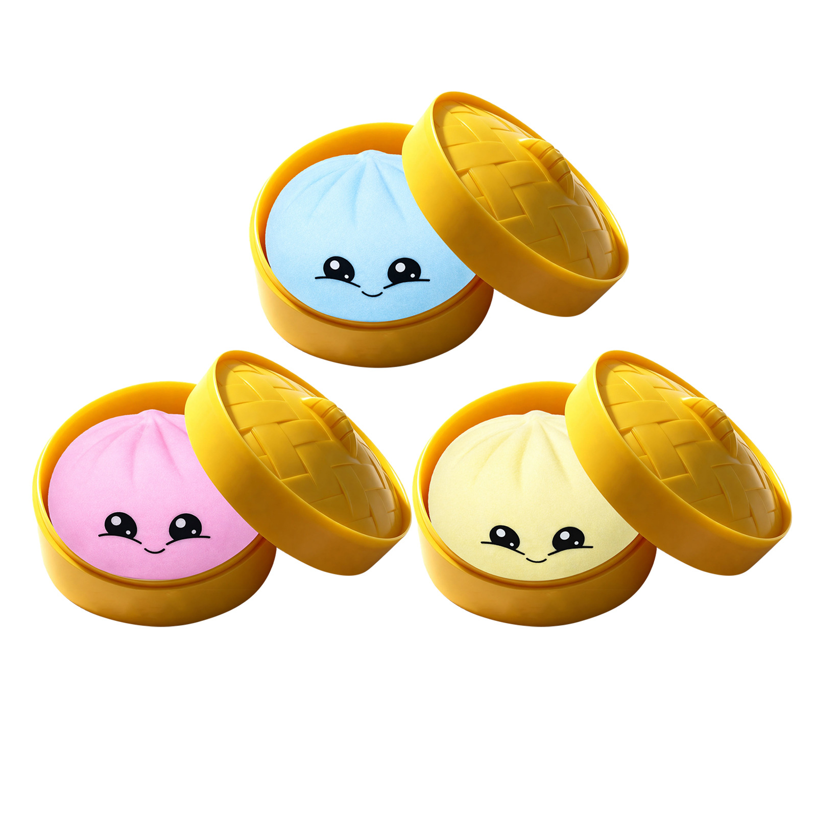 Juguete antiestrés DOWMOO con forma de bollo, realista, lindo y divertido, para aliviar el estrés, resistente, portátil, juguete terapéutico.