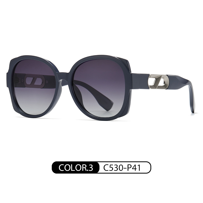 Nuevas gafas de sol polarizadas TR7558 Fashion Street Shooting Ladies Gafas de sol al aire libre Gafas de sol polarizadas con protección solar