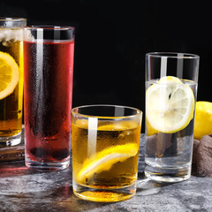 Straight juice cup, high temperature resistant household straight cup, lemon tea cup, oatmeal coffee milk glass