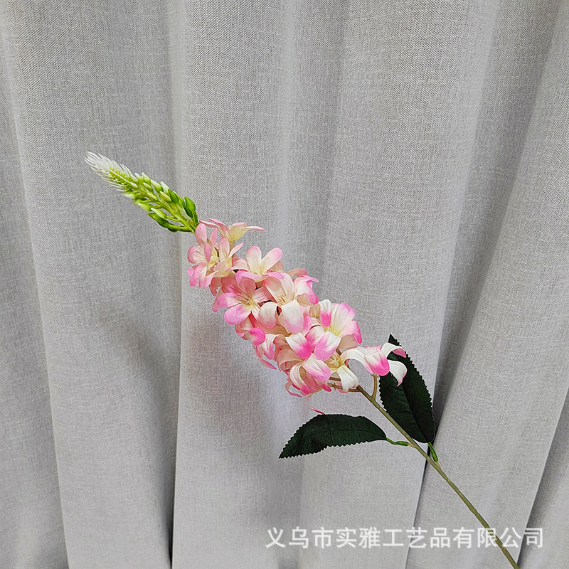 法式仿真风信子高枝金鱼草家居婚礼插花装饰紫罗兰花跨境热卖绢花|undefined