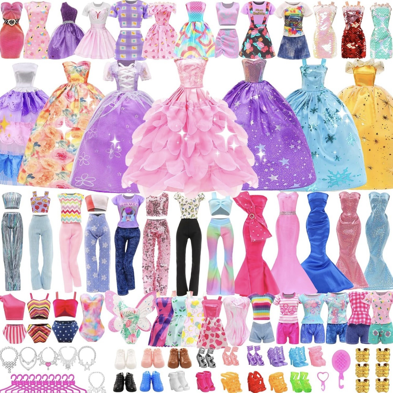 11.5-inch doll clothes, tops, pants, wedding dresses, skirts, shoes, accessories, bikinis, cross-border foreign trade wholesale dolls