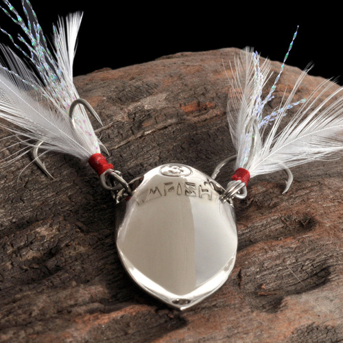 Juyang's Wide-Mouth Fish Holographic Cicada Feather Double Hook Glitter Largemouth Bass Topwater Lure Fake Fish Lure Artificial Lure