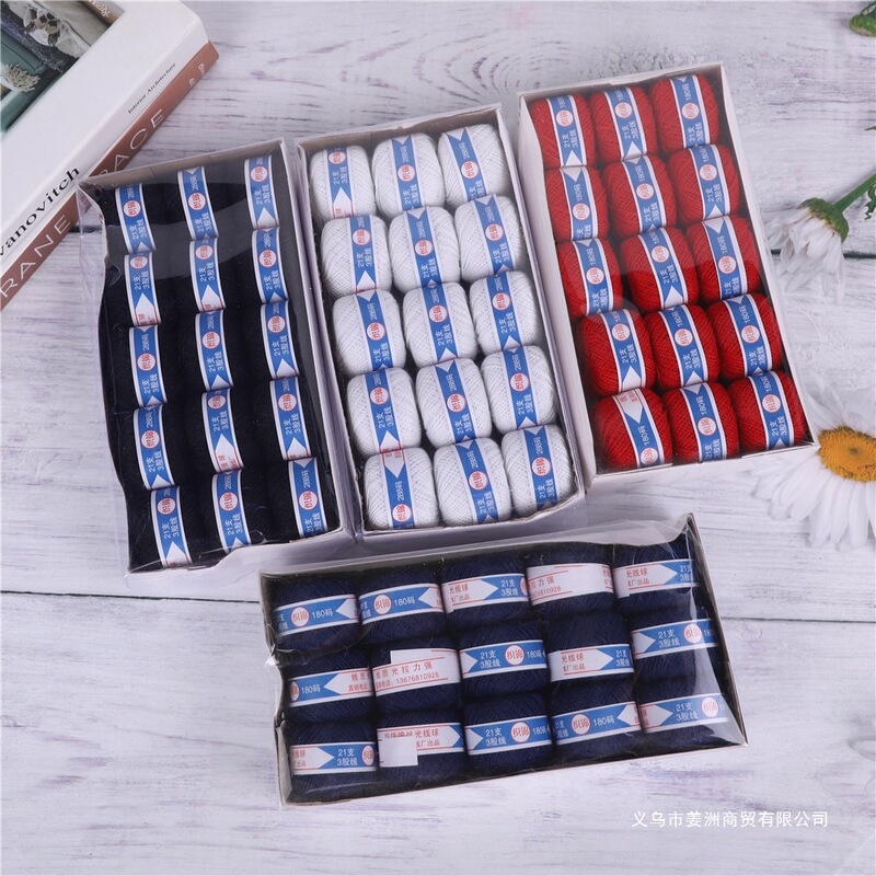 Household Quilting Thread 15-Pack, Thickened Hand Sewing Thread, Duvet Cover Cotton Thread, White and Black Sewing Thread, Handmade Clothing Repair Thread Household Quilting Thread 15-Pack, Thickened Hand Sewing Thread, Duvet Cover Cotton Thread, White and Black Sewing Thread, Handmade Clothing Repair Thread