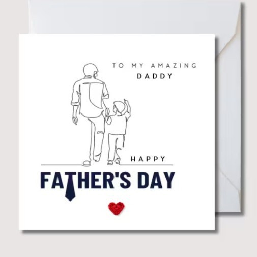 [완제품] 어버이날 축하 카드 나비넥타이 레드 하트