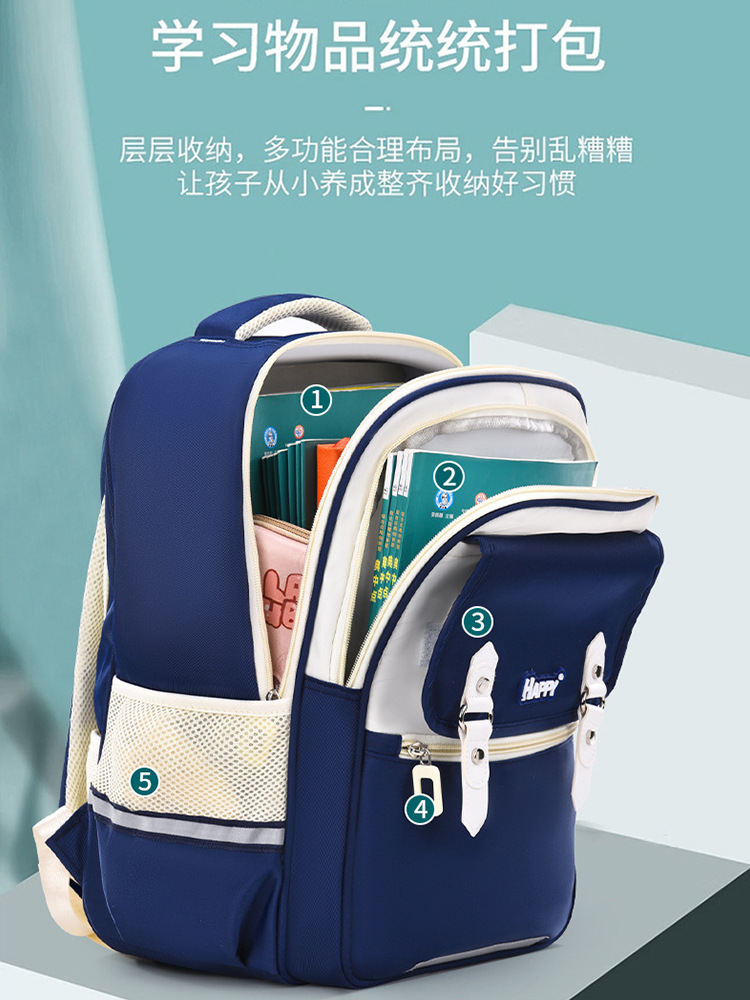 Nueva versión actualizada de la mochila escolar en la nube para niños 1 - 3 - 6 grados mochila de gran capacidad