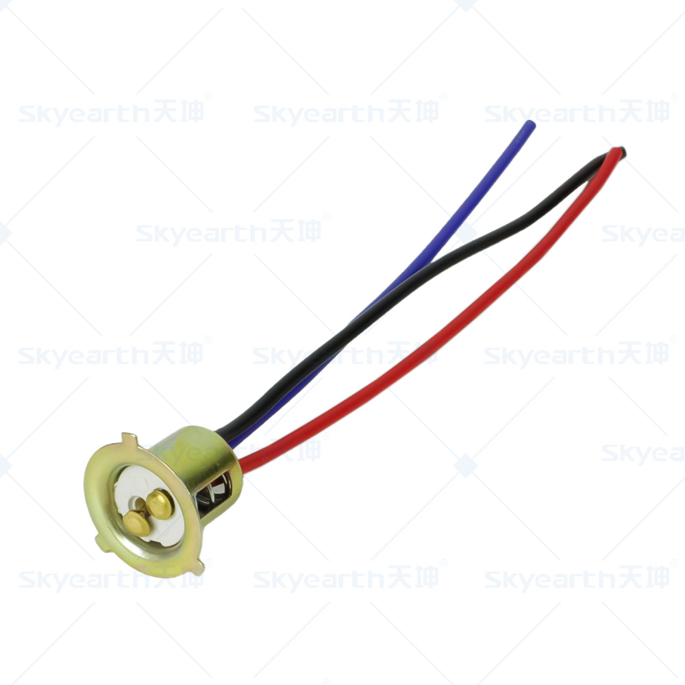 Adaptador de enchufe de bombilla de faro de automóvil 1157/BA15D soporte de lámpara de una sola mordaza línea de conexión de base de señal de freno